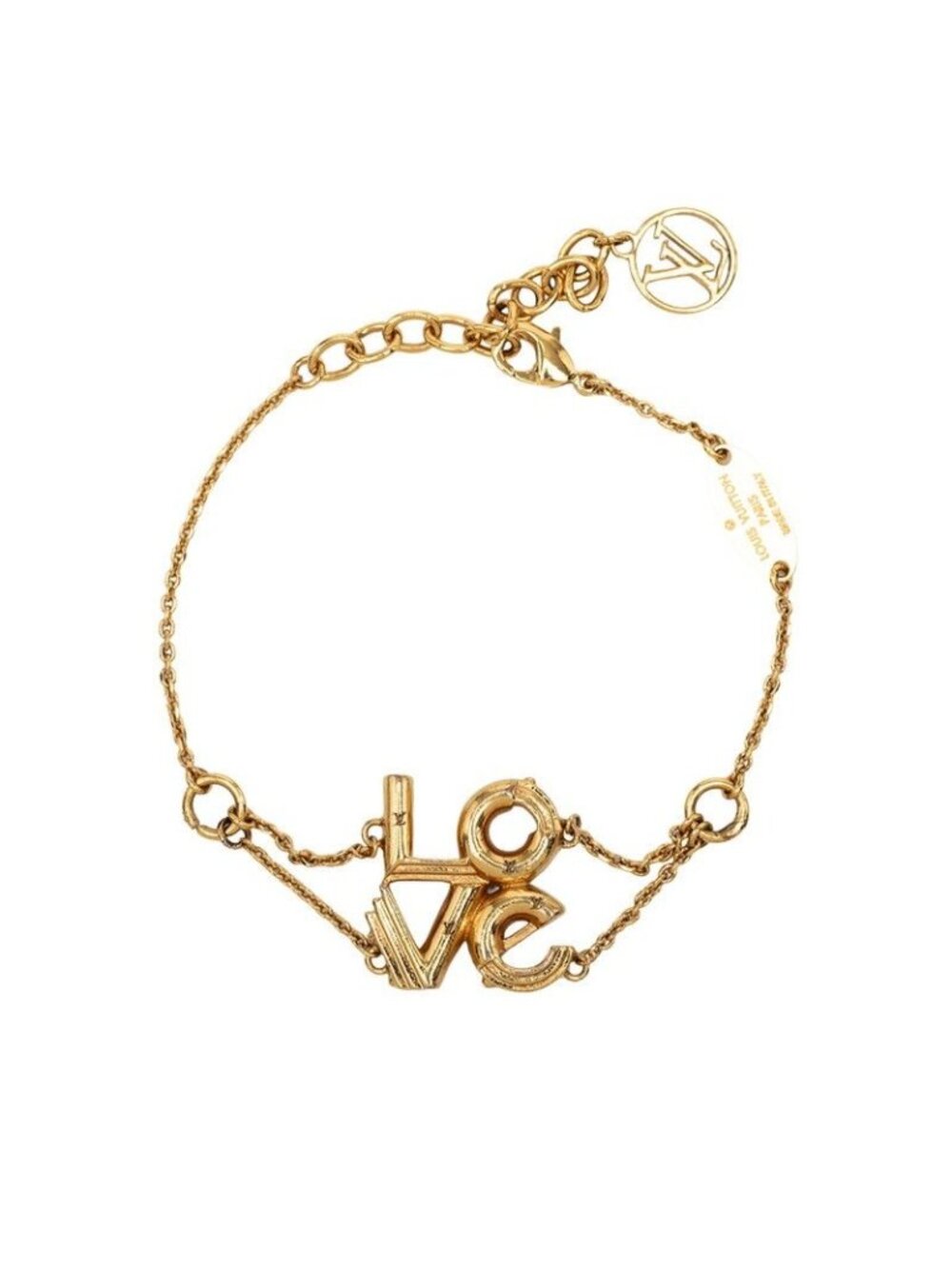 Louis Vuitton LV&me Love Bracelet Gold Plated